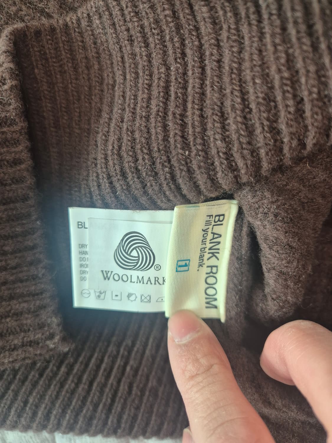 (1) 블랭크룸 피셔맨 스웨터 브라운 상품이미지2