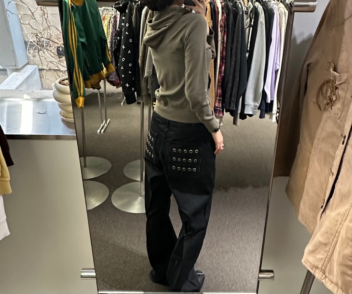 M)Uniqlo vintage 스트레치 와플 후드집업 상품이미지2