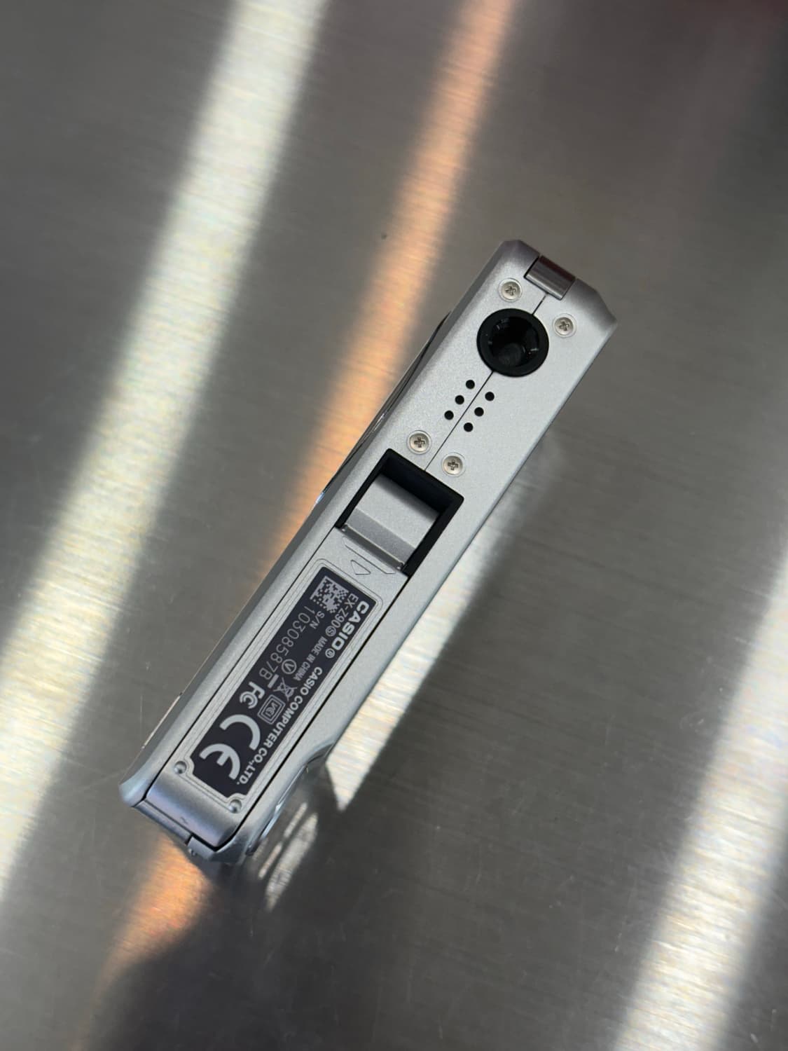 민트급/날짜표시/풀박)카시오 엑슬림 ex-z90 실버 빈티지디카 상품이미지7