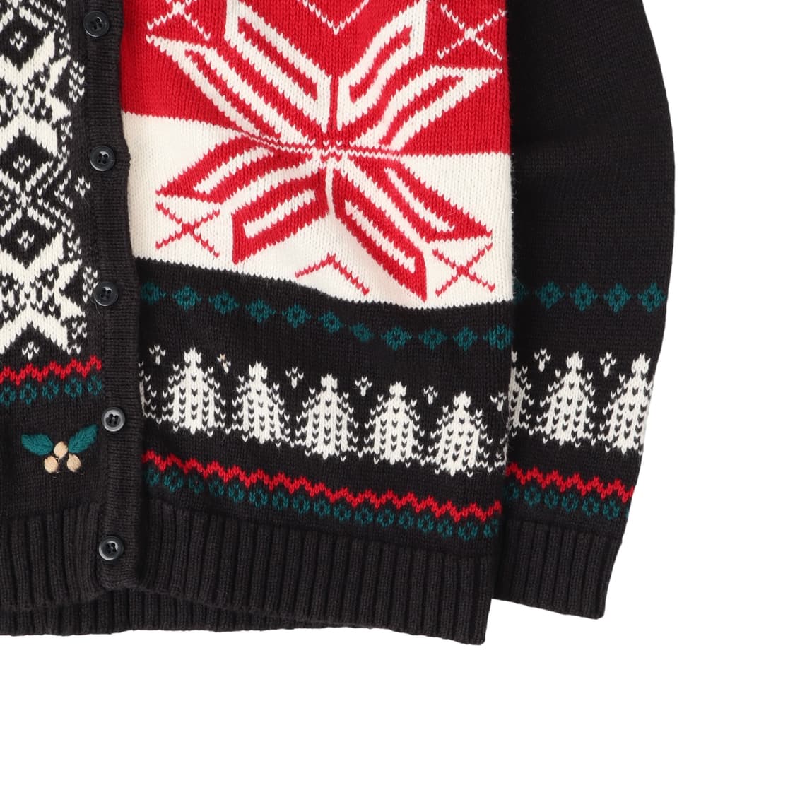 Vtg 스노우플레이크 니트 가디건 상품이미지4