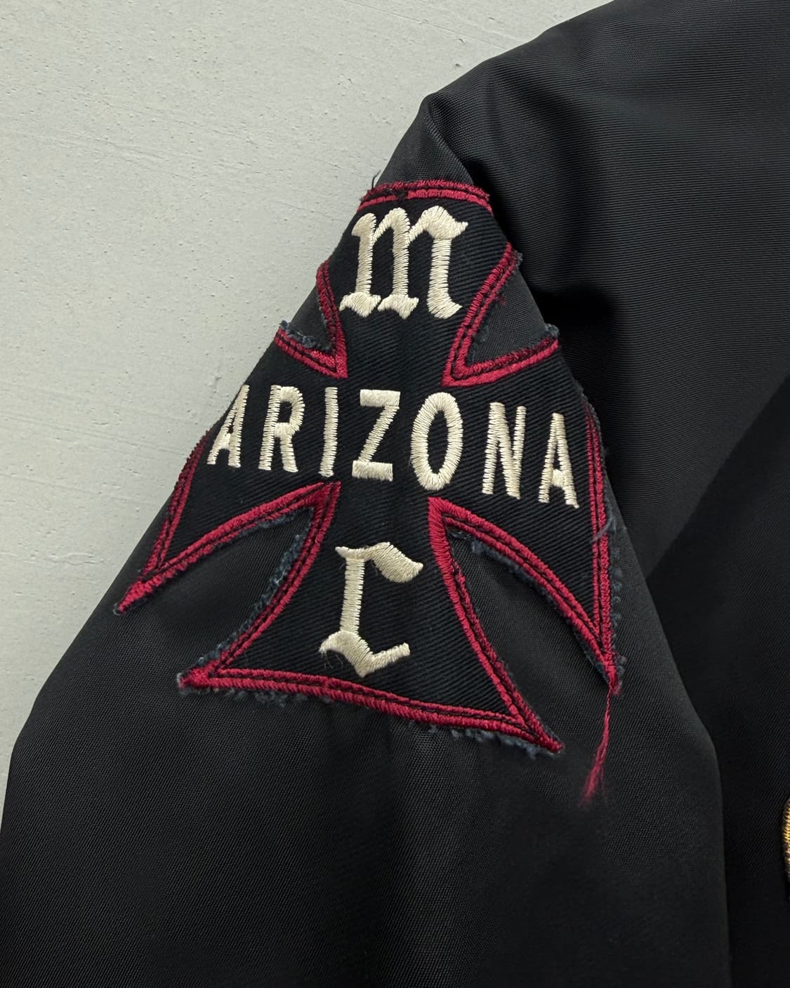 인디안 모터사이클 00s 나일론쉘 바이커 자켓 상품이미지4