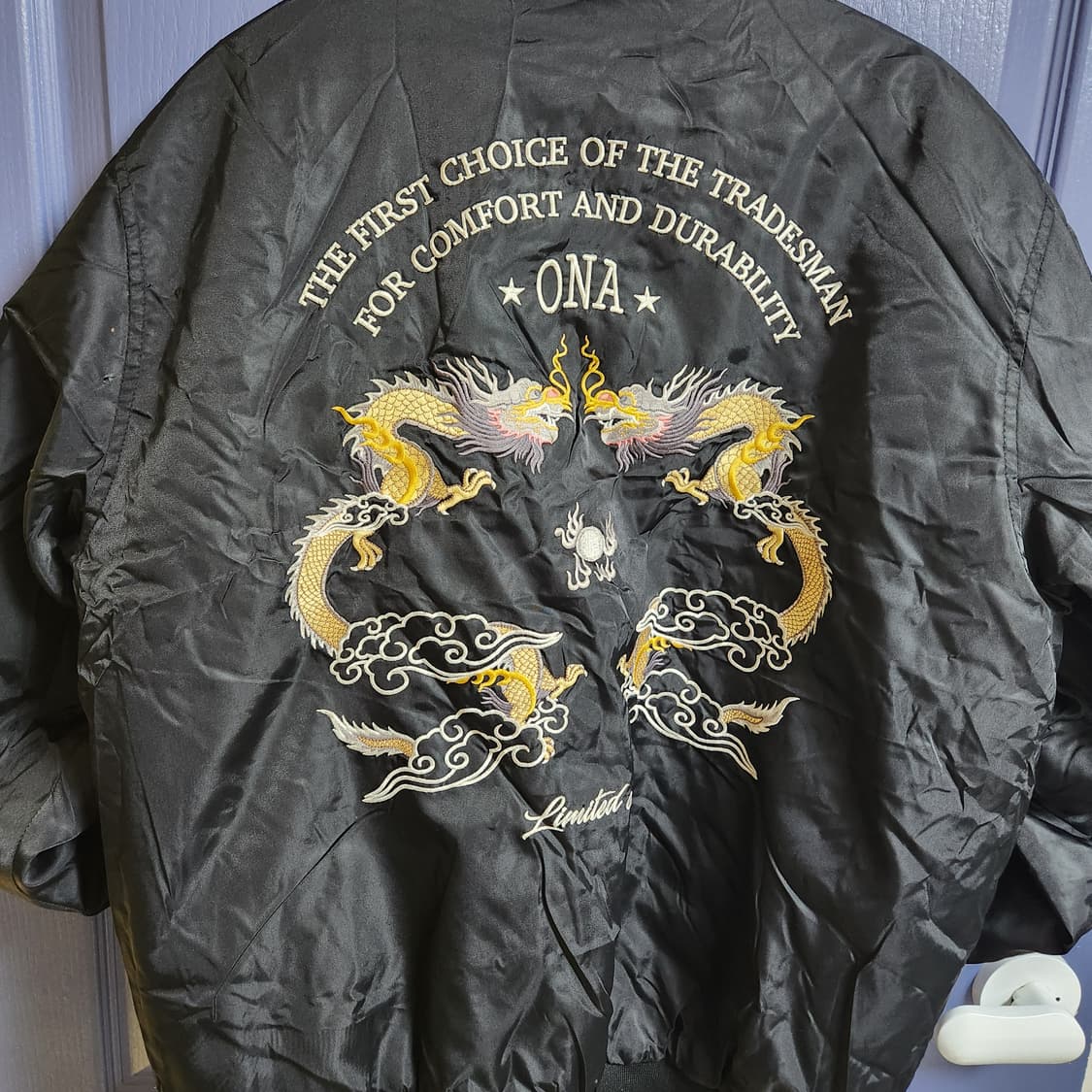 Old&all 항공점퍼 L사이즈 블랙 상품이미지2