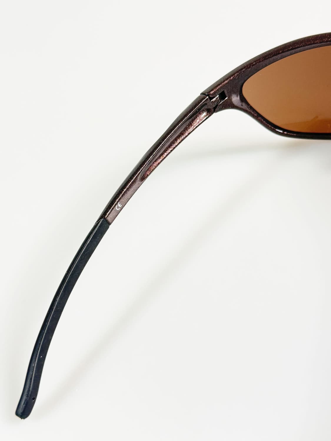 브라운 랩어라운드 스퀘어 스포티 빈티지 틴트 선글라스 상품이미지7