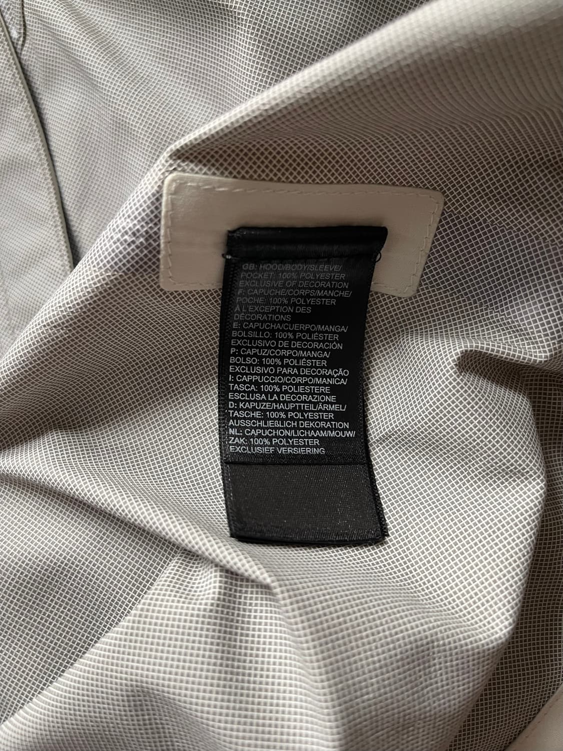 노스페이스 화이트 바람막이 자켓 상품이미지3