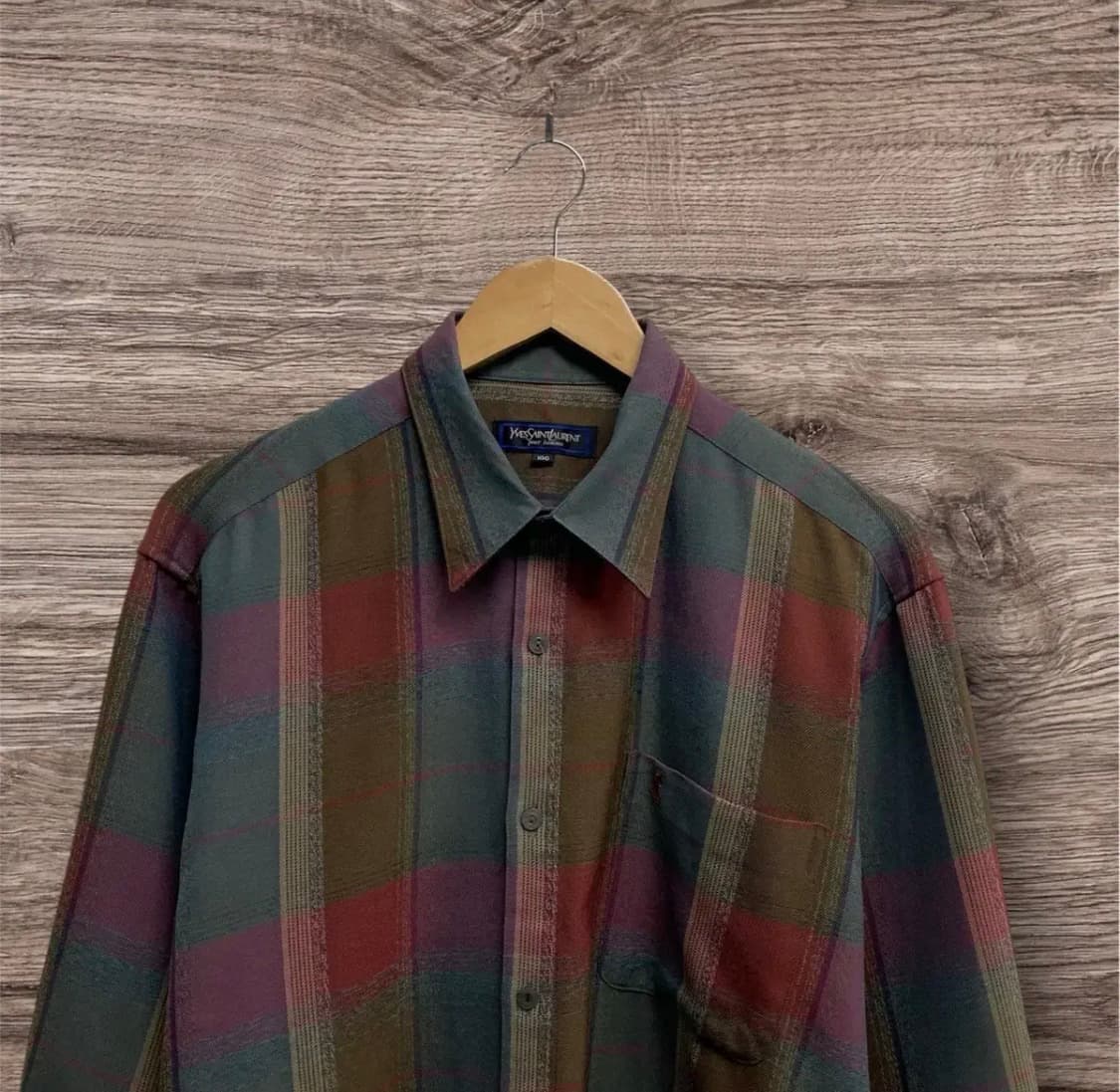 입생로랑 YSL 체크 셔츠 L 상품이미지2