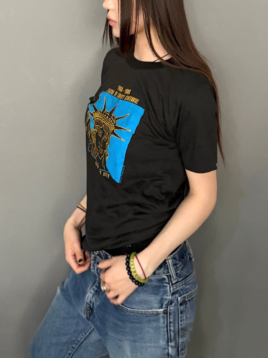 80‘s MADE IN USA 🇺🇸 자유의 여신상 반팔 티셔츠 상품이미지2