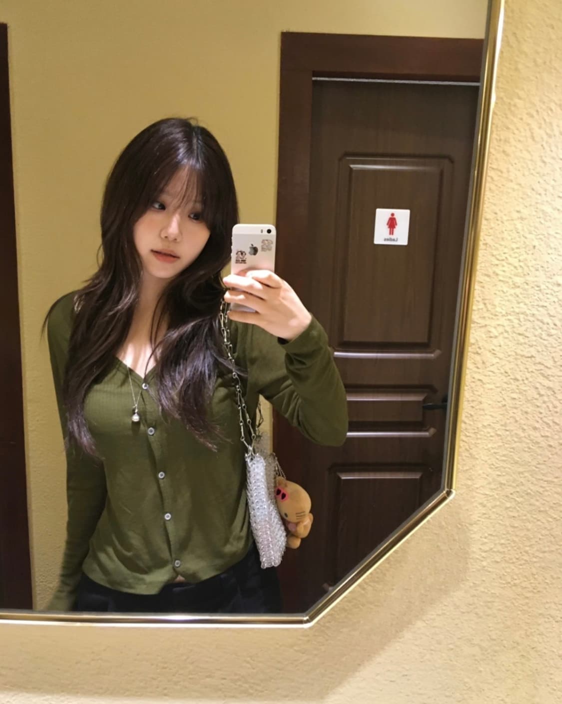 [새상품] 아워캐비넷 캄 슬림 가디건 (카키 그린) 상품이미지8