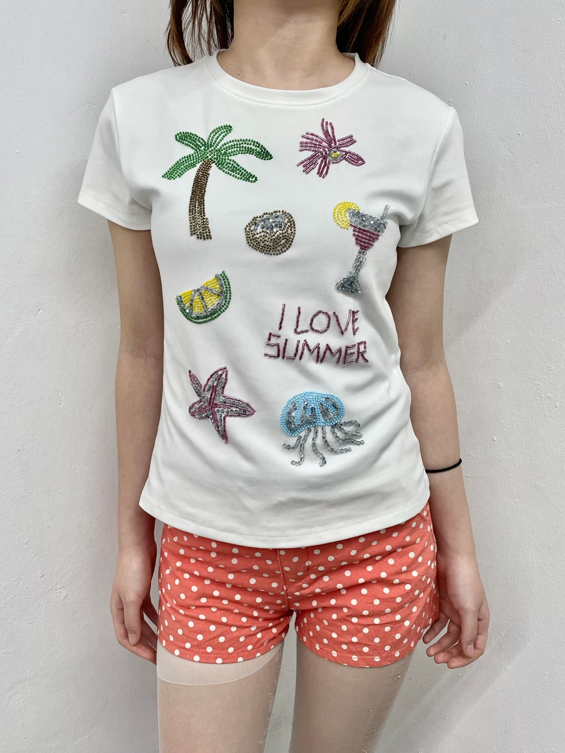 키치 오렌지 도트 숏츠🍊 상품이미지6