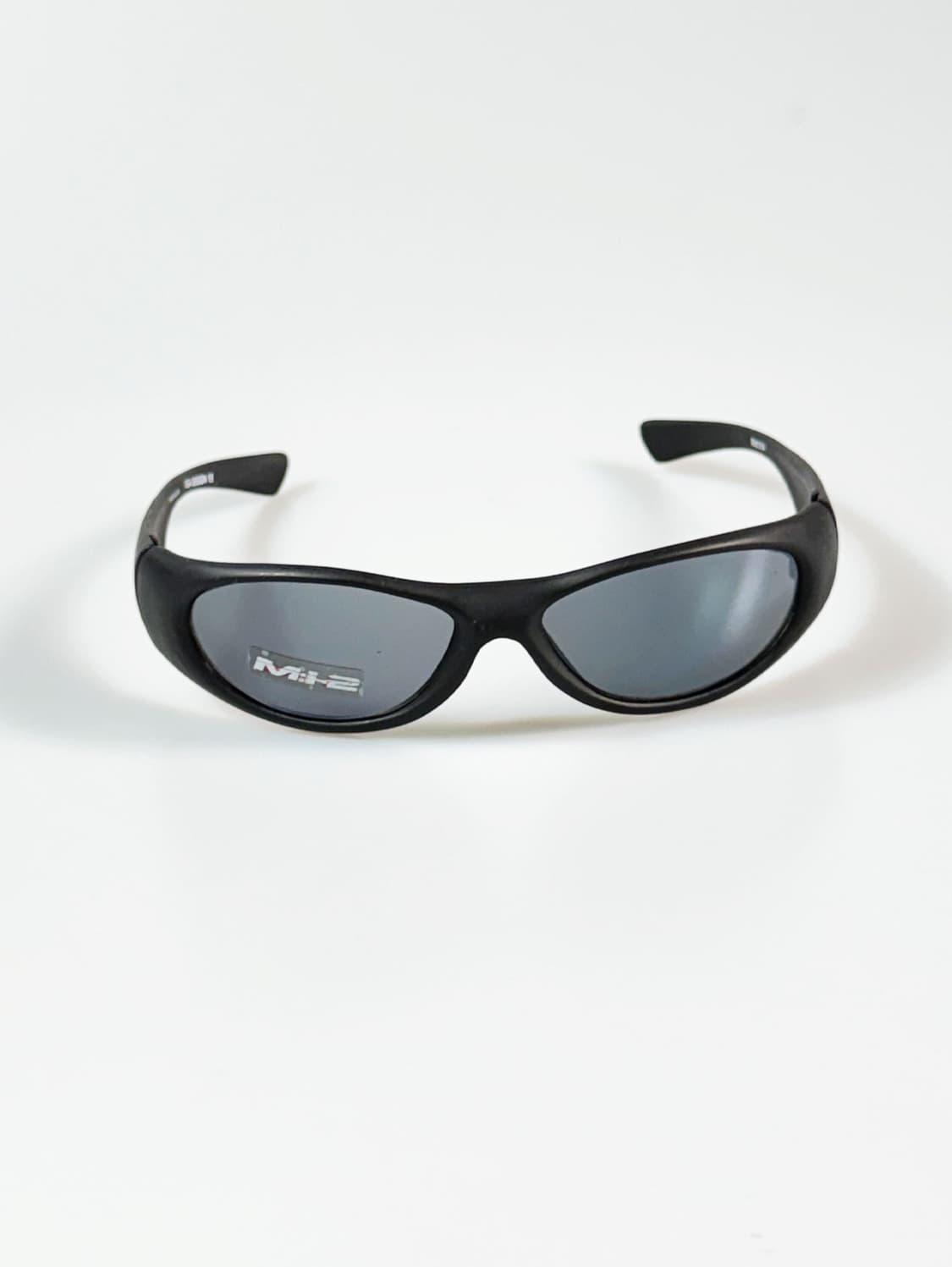 MI-2 맷블랙 랩어라운드 스포티 빈티지 선글라스 상품이미지2