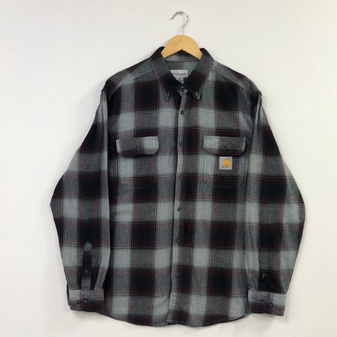 XL 칼하트 체크 남방 상품이미지2
