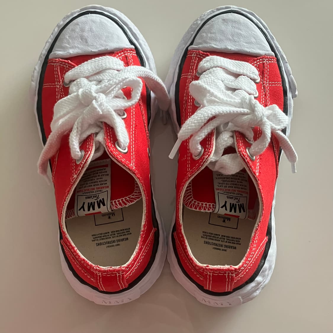 미하라 야스히로 피터슨 오리지널 솔 캔버스 로우 컷 스니커즈 240 상품이미지3