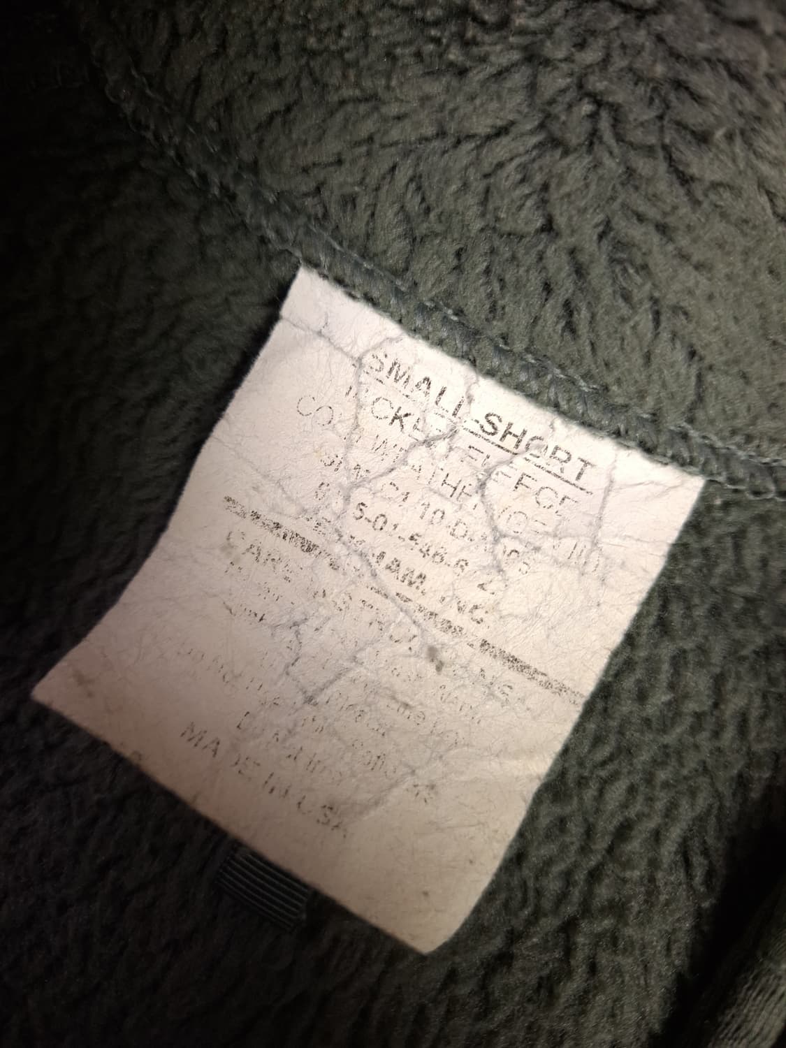 오리지날 미군 지급용 ACU 폴라텍 자켓 상품이미지2