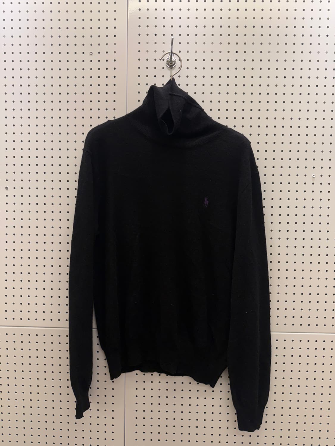 폴로 랄프 로렌 터틀넥 니트 블랙 U424 상품이미지2