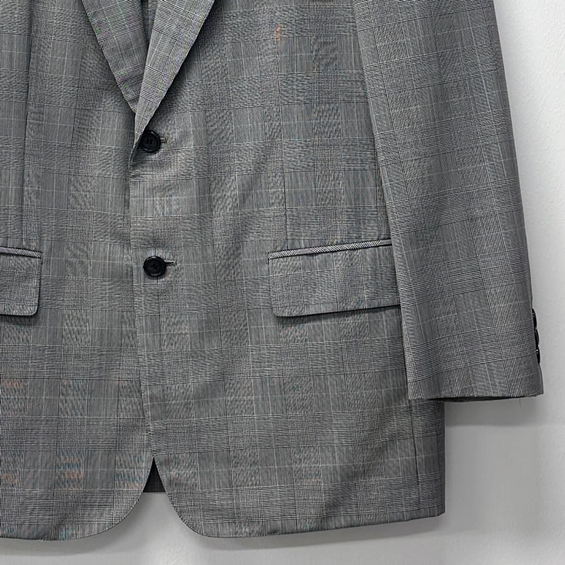 브룩스브라더스 울 블렌드 글렌 체크 블레이저 자켓 그레이 상품이미지3