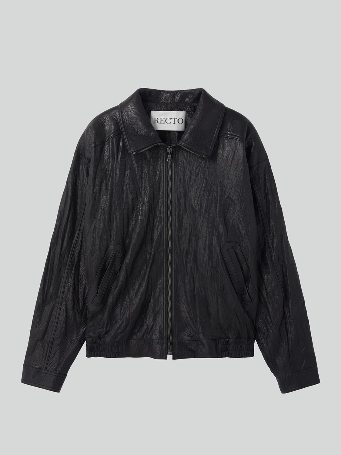 렉토 하이넥 양가죽쟈켓 상품이미지3