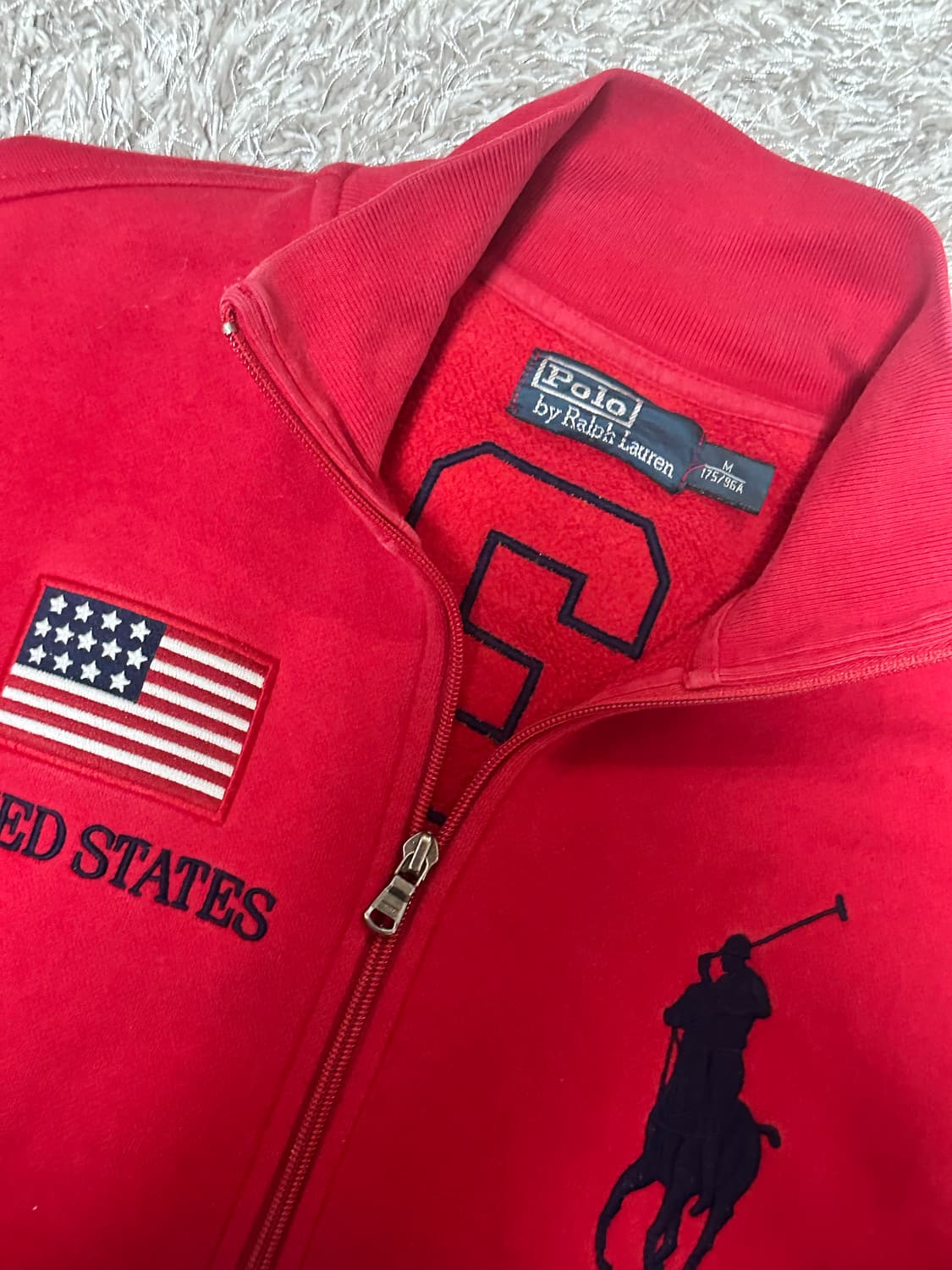 폴로 집업 성조기 폴로집업 상품이미지4
