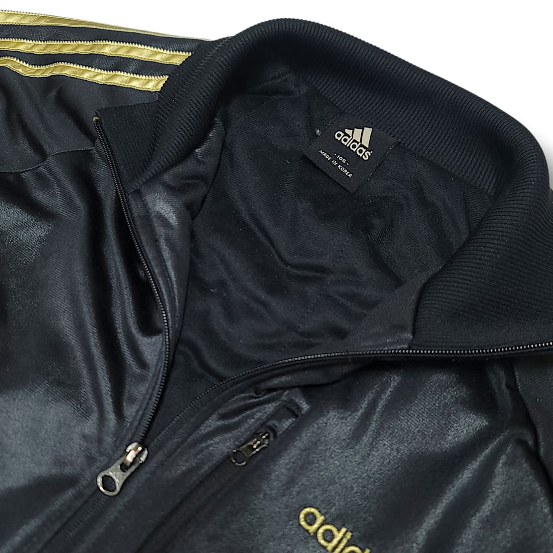 [105] 아디다스 블랙&골드라인 패딩 트랙탑 자켓 상품이미지8