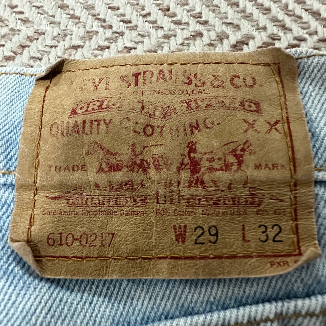 LEVI'S 610 90's usa made denim pants 상품이미지4