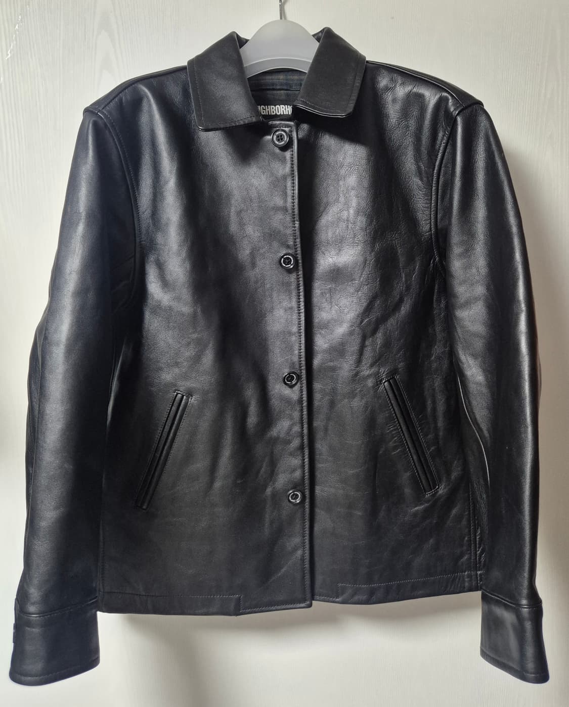 [네이버후드/새상품] 레더 카코트 S(95~100) 상품이미지1