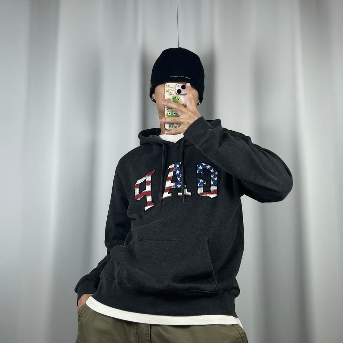 <갭 성조기 빅 로고 후드티> No.1439 상품이미지2
