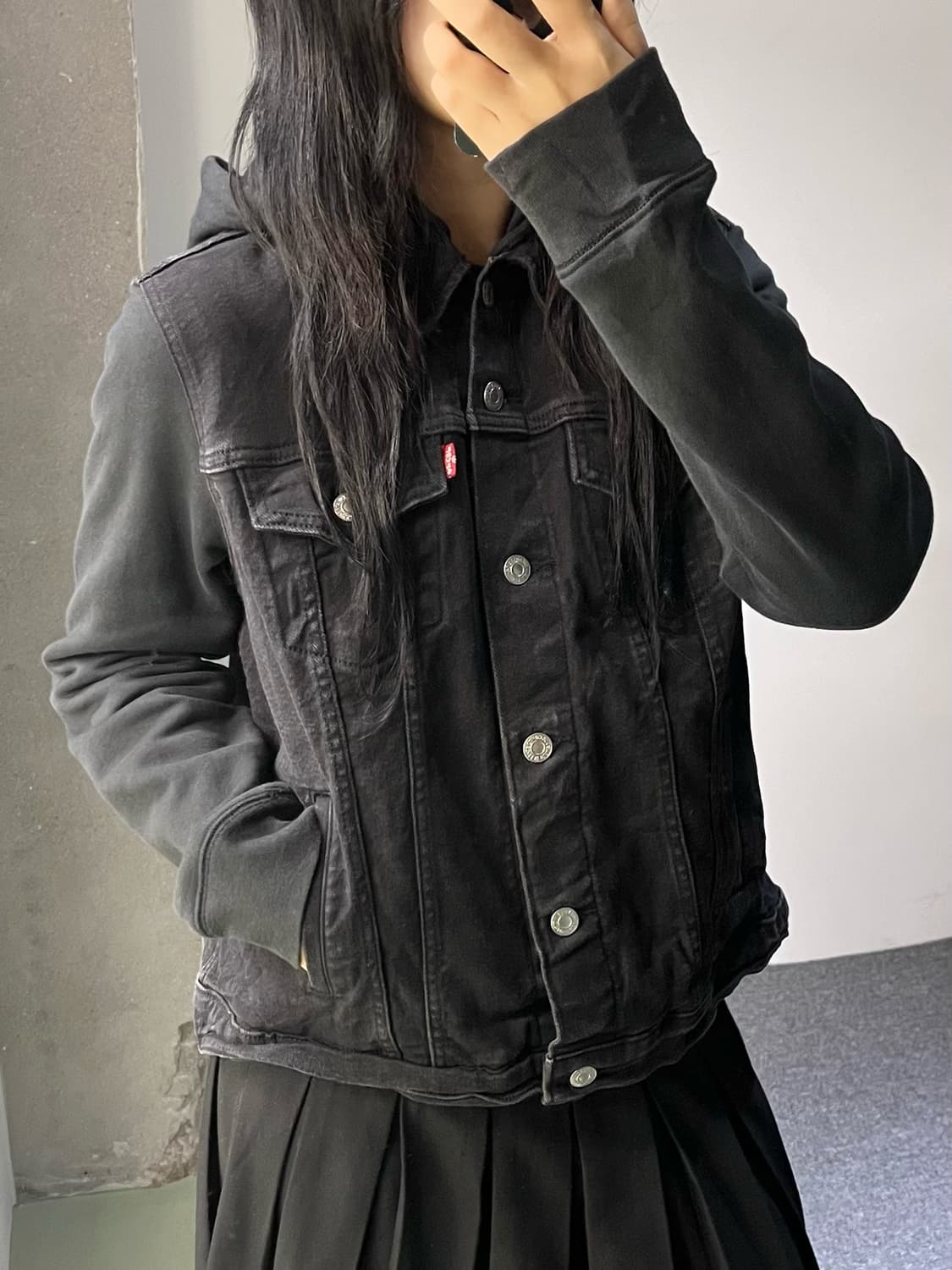 리바이스 데님 트러커 후드 자켓 상품이미지2