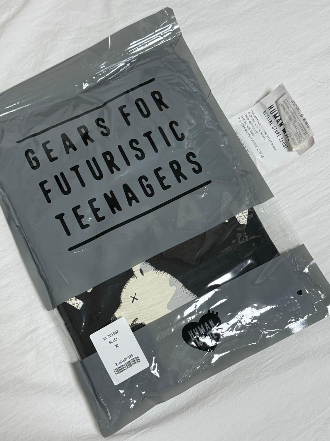 (미개봉 새상품)휴먼메이드 카우스 서울스토어 한정 티셔츠 2XL(네고x) 상품이미지1