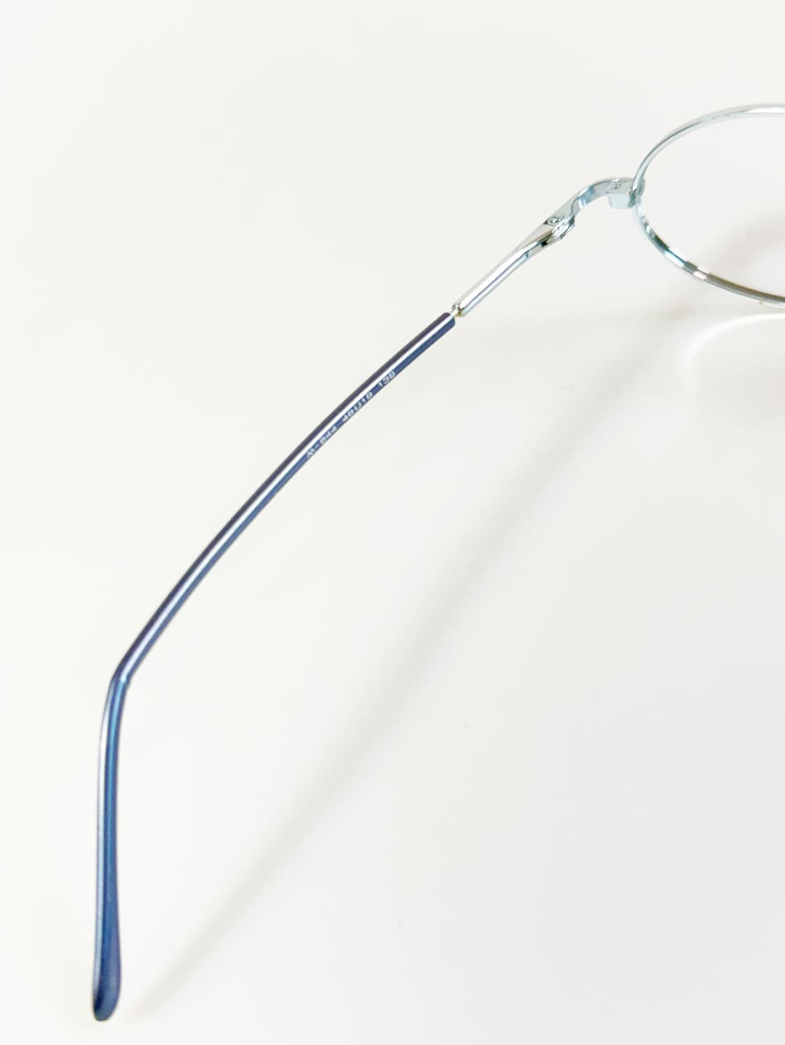 UNIX 슬림 오벌 라이트 블루 메탈 프레임 빈티지 안경 상품이미지7