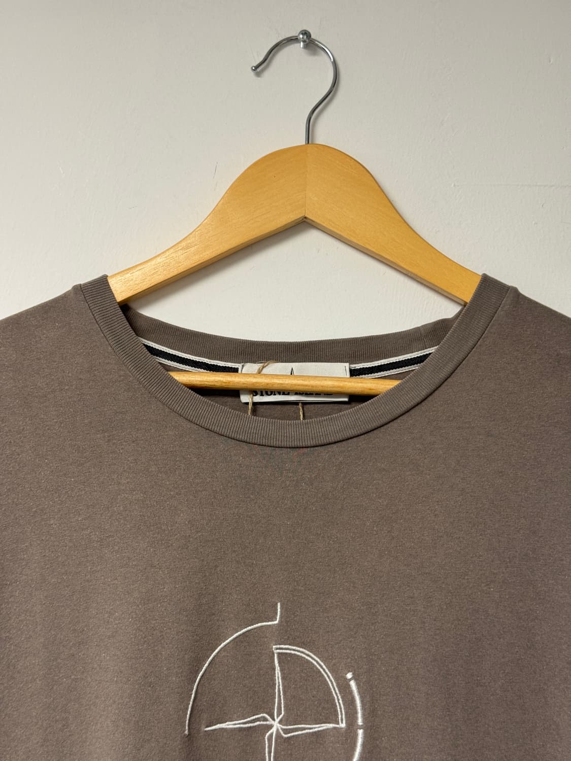 스톤아일랜드 빅로고 반팔 카키브라운 XL 상품이미지2