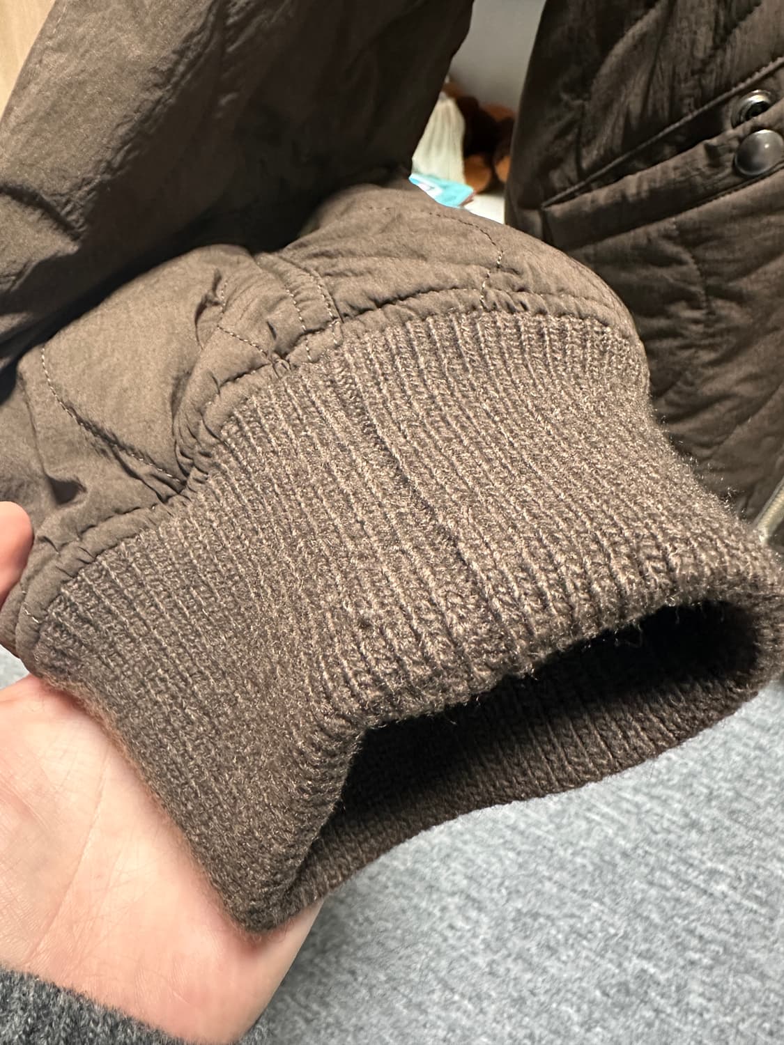 홀리선 에어본 나일론 패딩자켓 브라운 m 상품이미지4