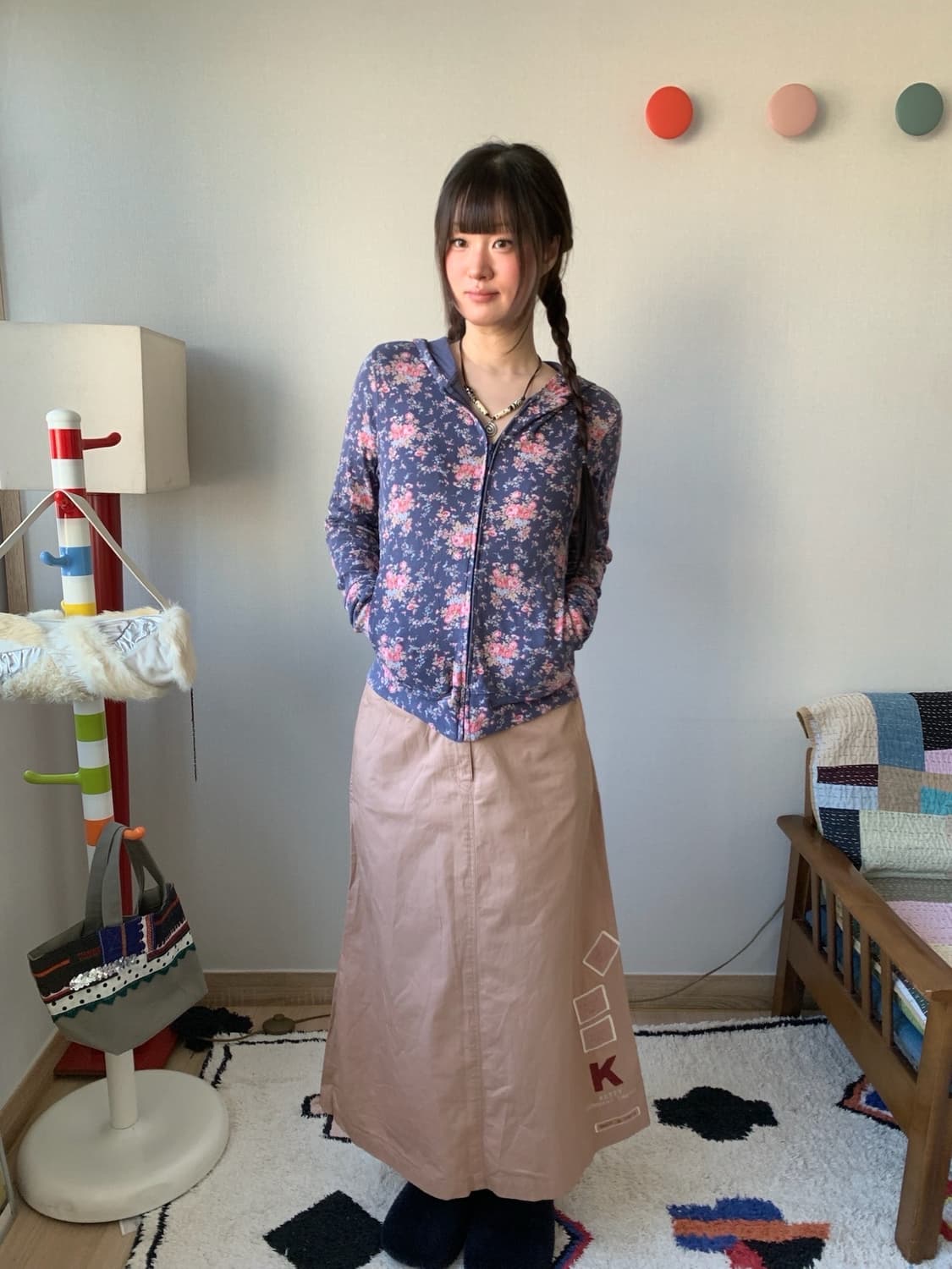 ketty patch maxi skirt 상품이미지1