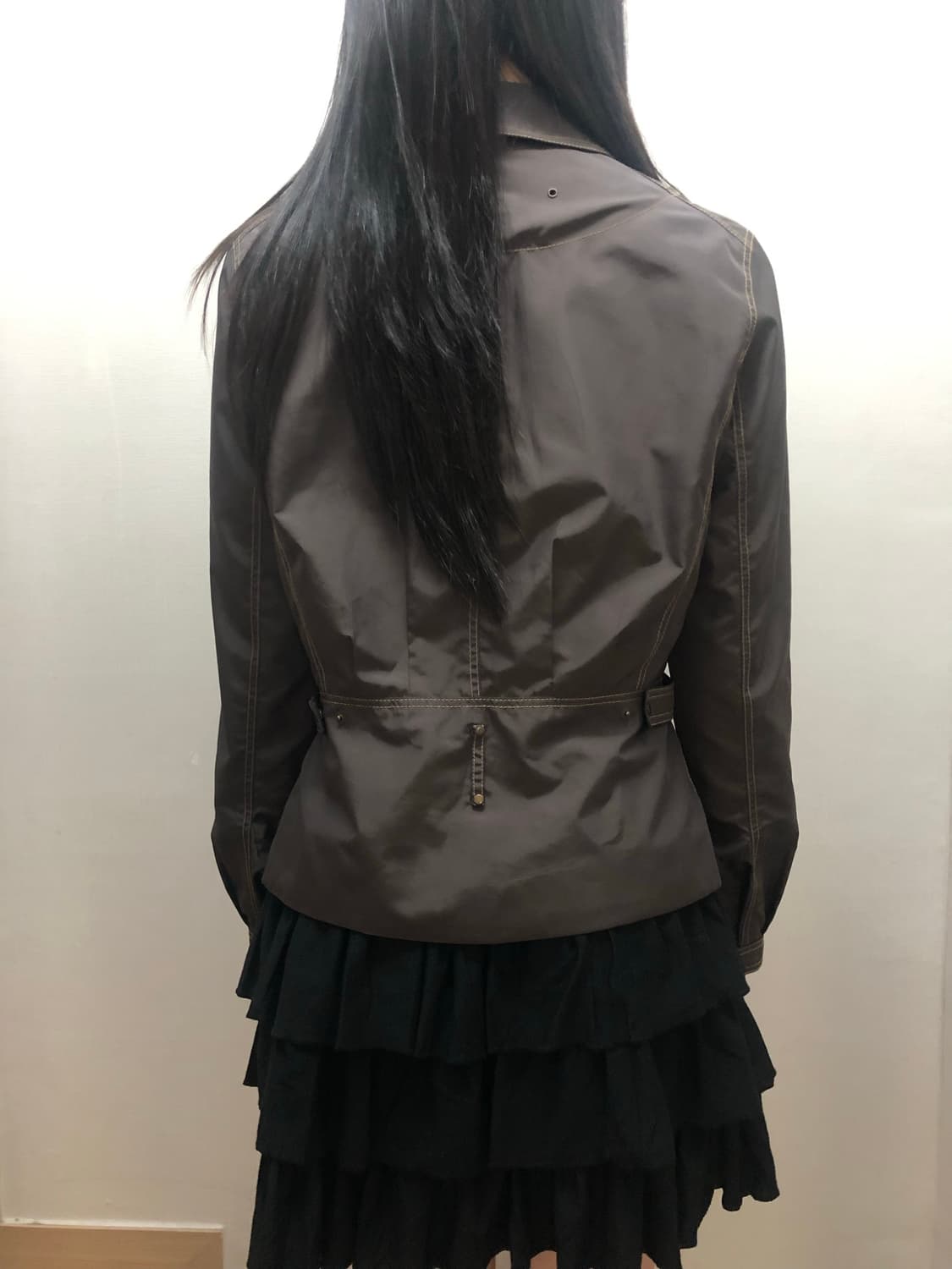 빈티지 브라운 스티치 자켓 상품이미지6