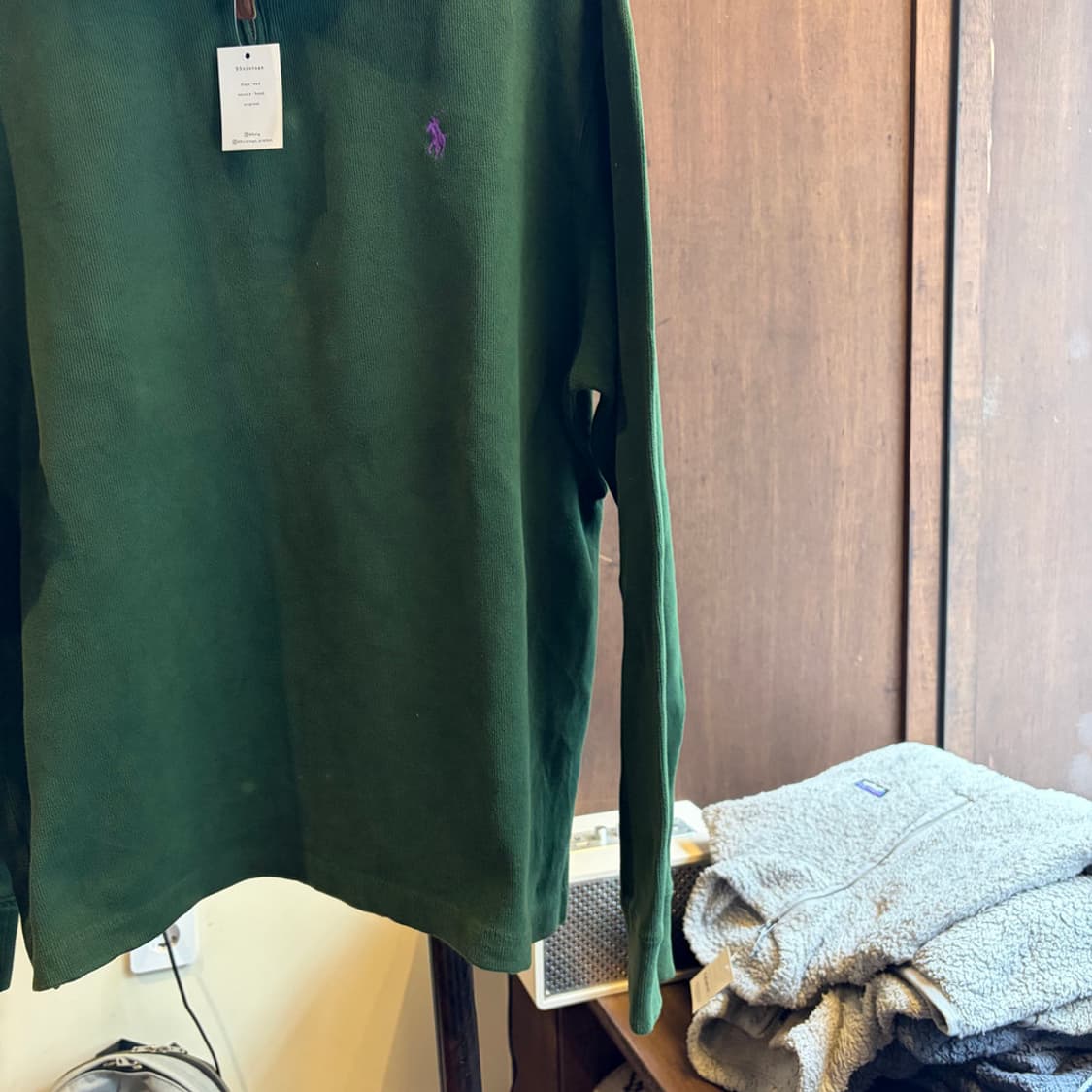 16351 - 폴로 랄프로렌 그린 반집업 니트  상품이미지4