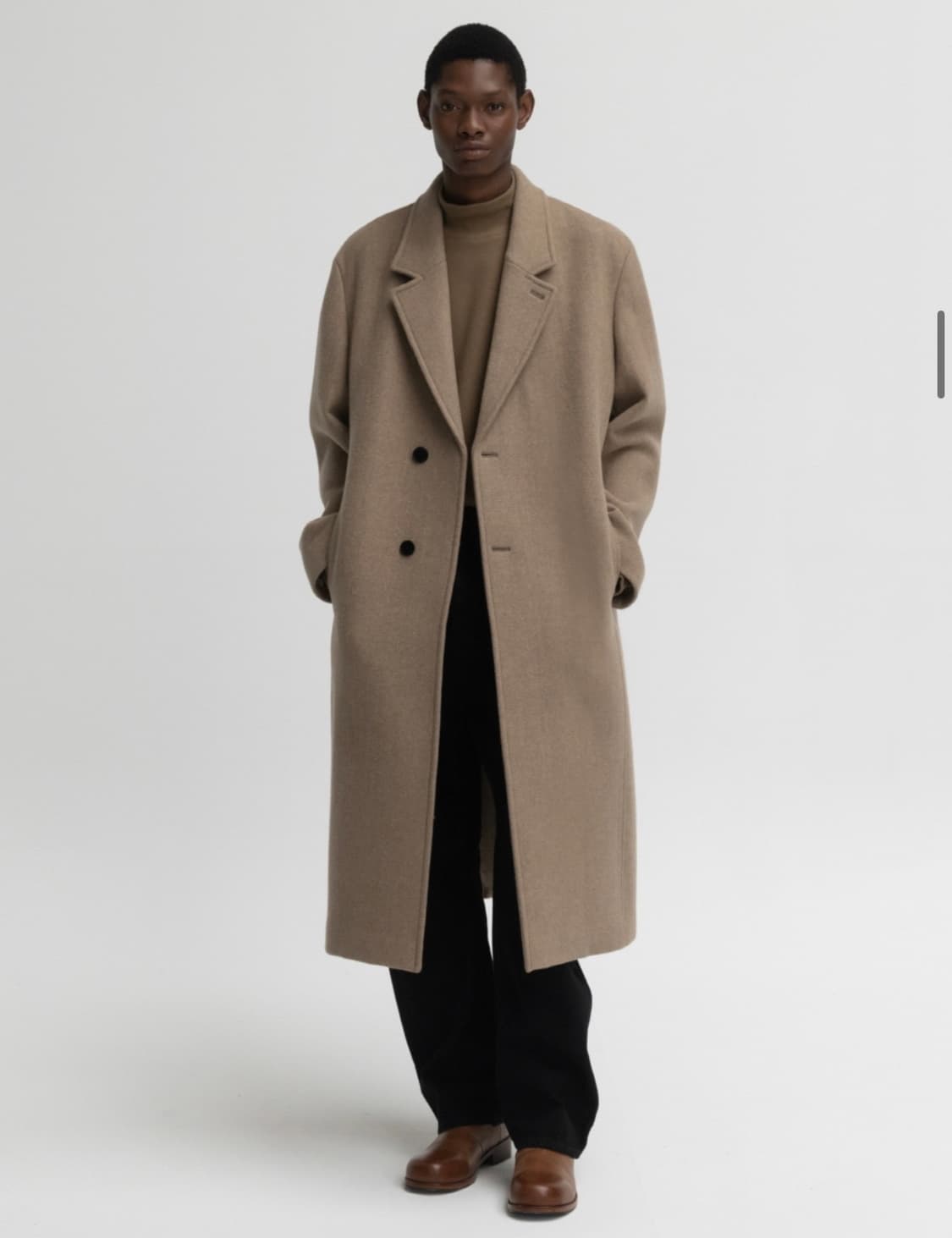 인사일런스 알파타 스티치 라인코트 M 상품이미지2