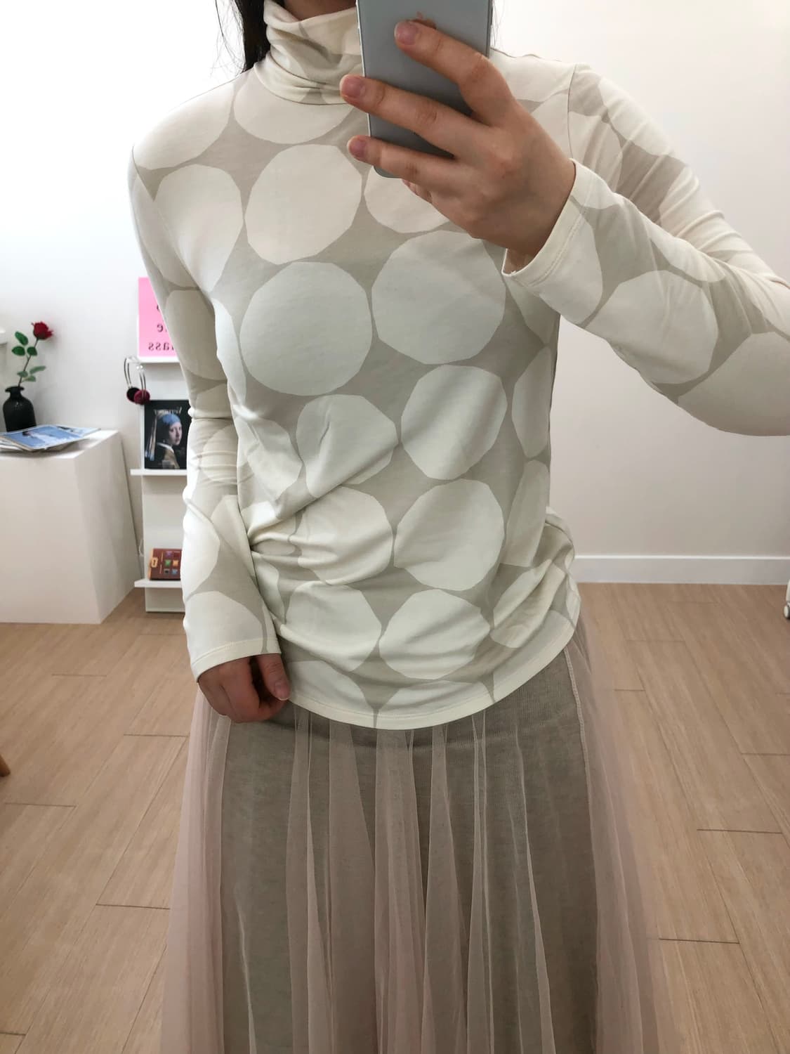 도쿄 상경 소녀 코디 (모리걸 빈티지 레이어드 룩) 상품이미지6