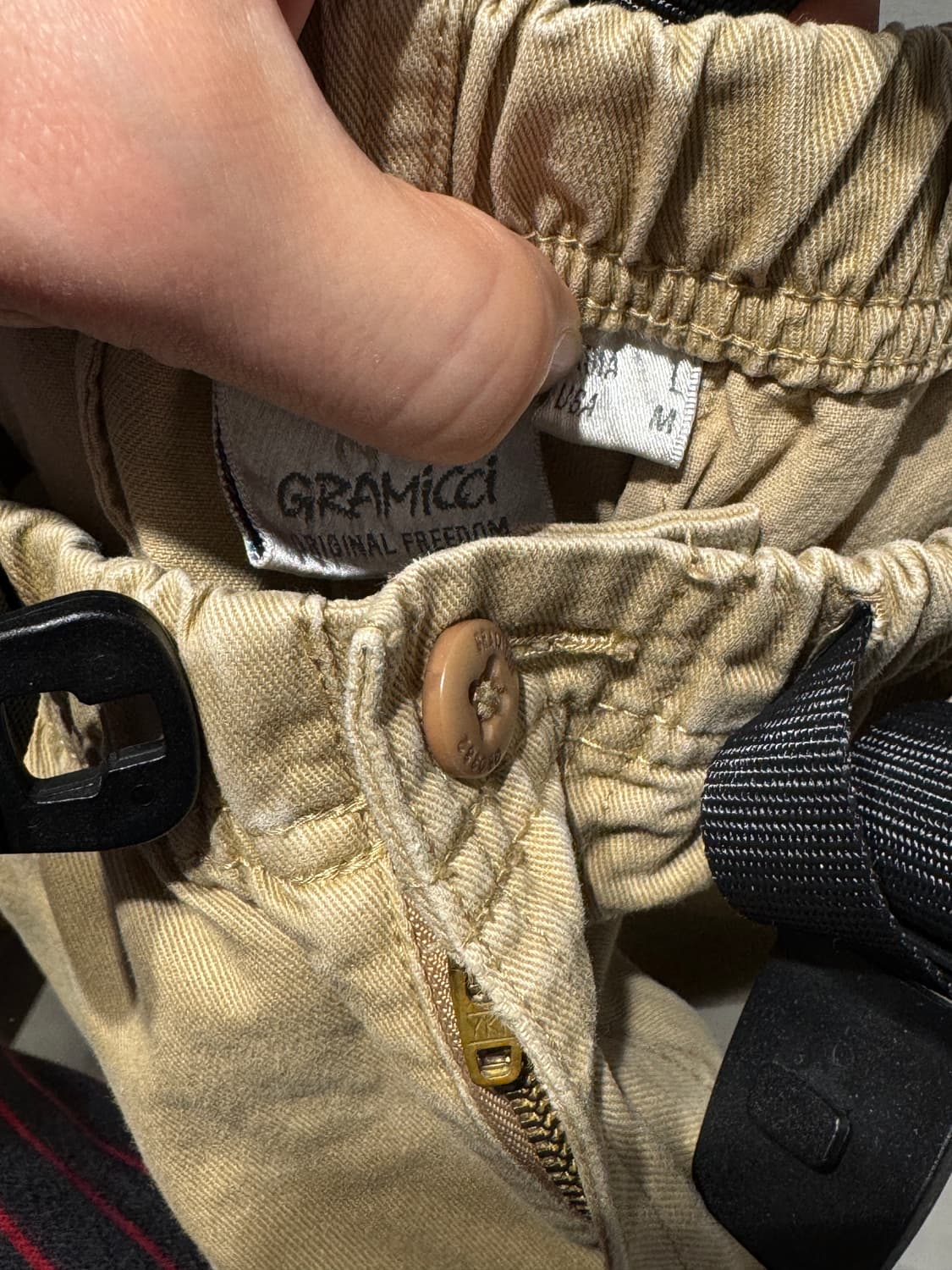 [L] 그라미치 와이드 팬츠 치노 상품이미지4