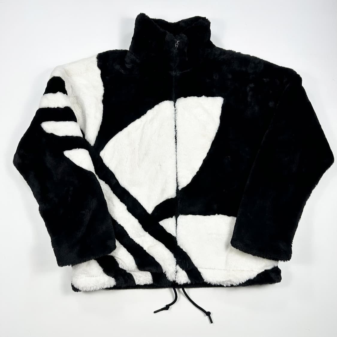 아디다스 트레포일 빅로고 퍼 자켓 후리스 M 상품이미지1