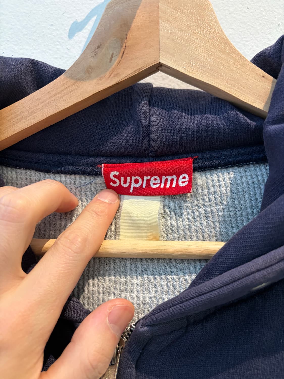 90s supreme thermal zip hood 상품이미지4