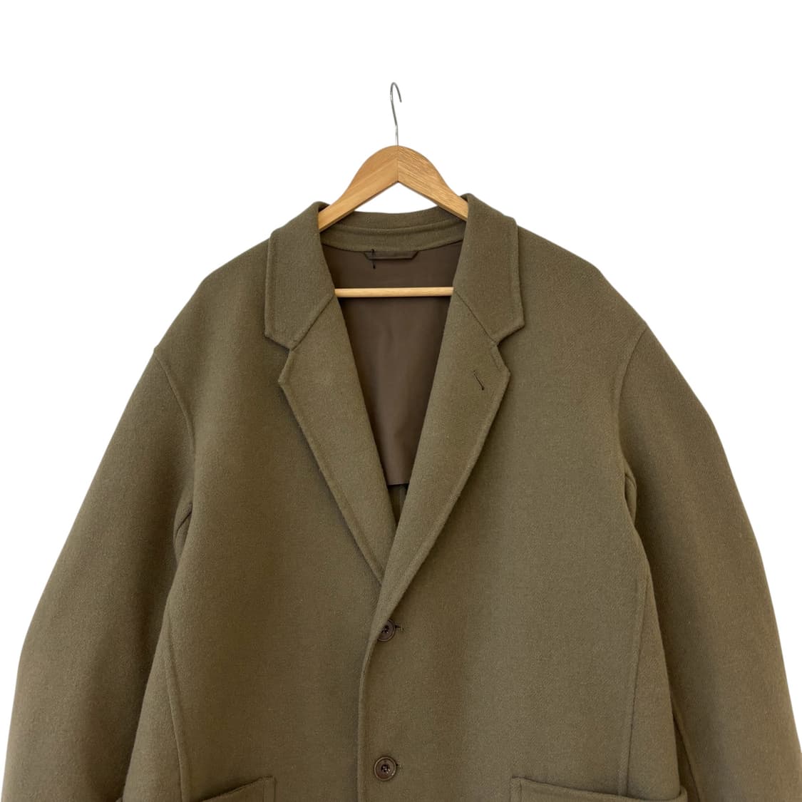 They 오버핏 메리노 울 핸드메이드 코트 상품이미지2