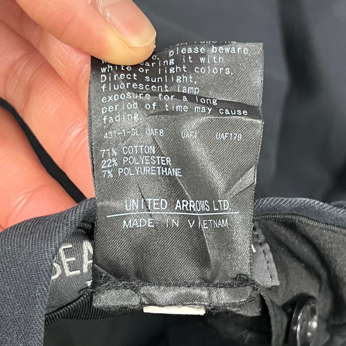 유나이티드애로우즈 투턱 슬랙스 v1055 상품이미지6