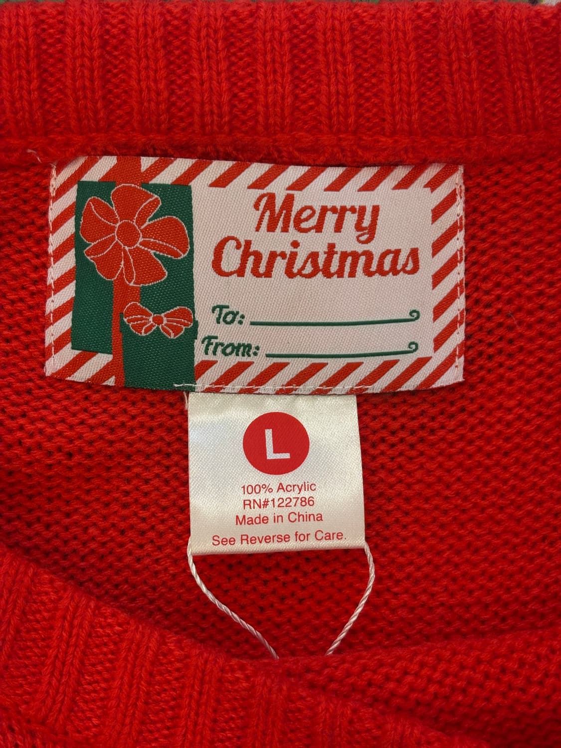 크리스마스 리스 스팽글 니트 상품이미지6