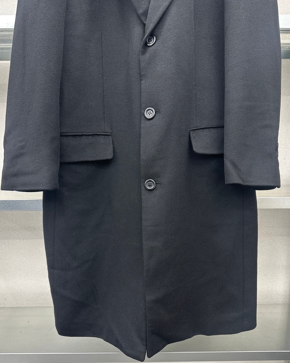 (95~100)캐시미어 혼방 싱글코트-M1156 상품이미지3