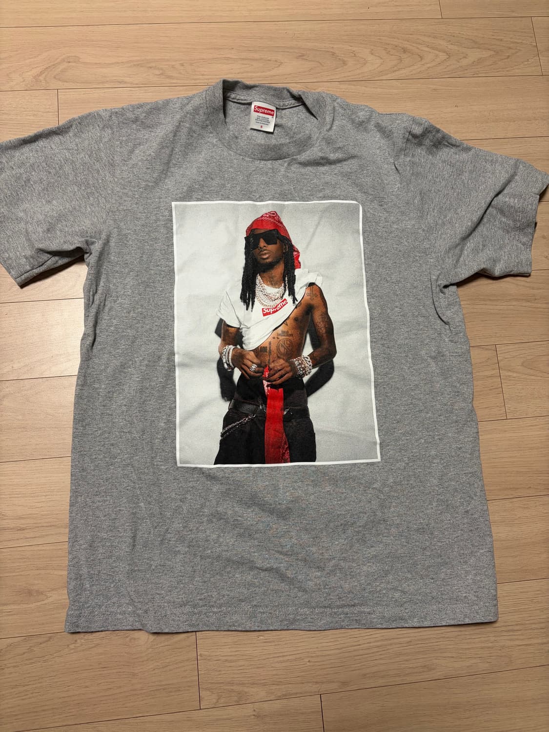 슈프림 카티 티셔츠 그레이 상품이미지2
