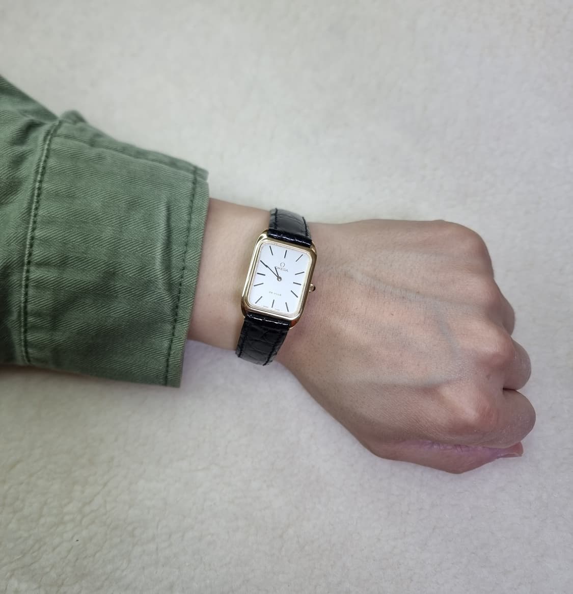 오메가 드빌 실버 다이얼 핸드와인딩 남여공용 시계 상품이미지8