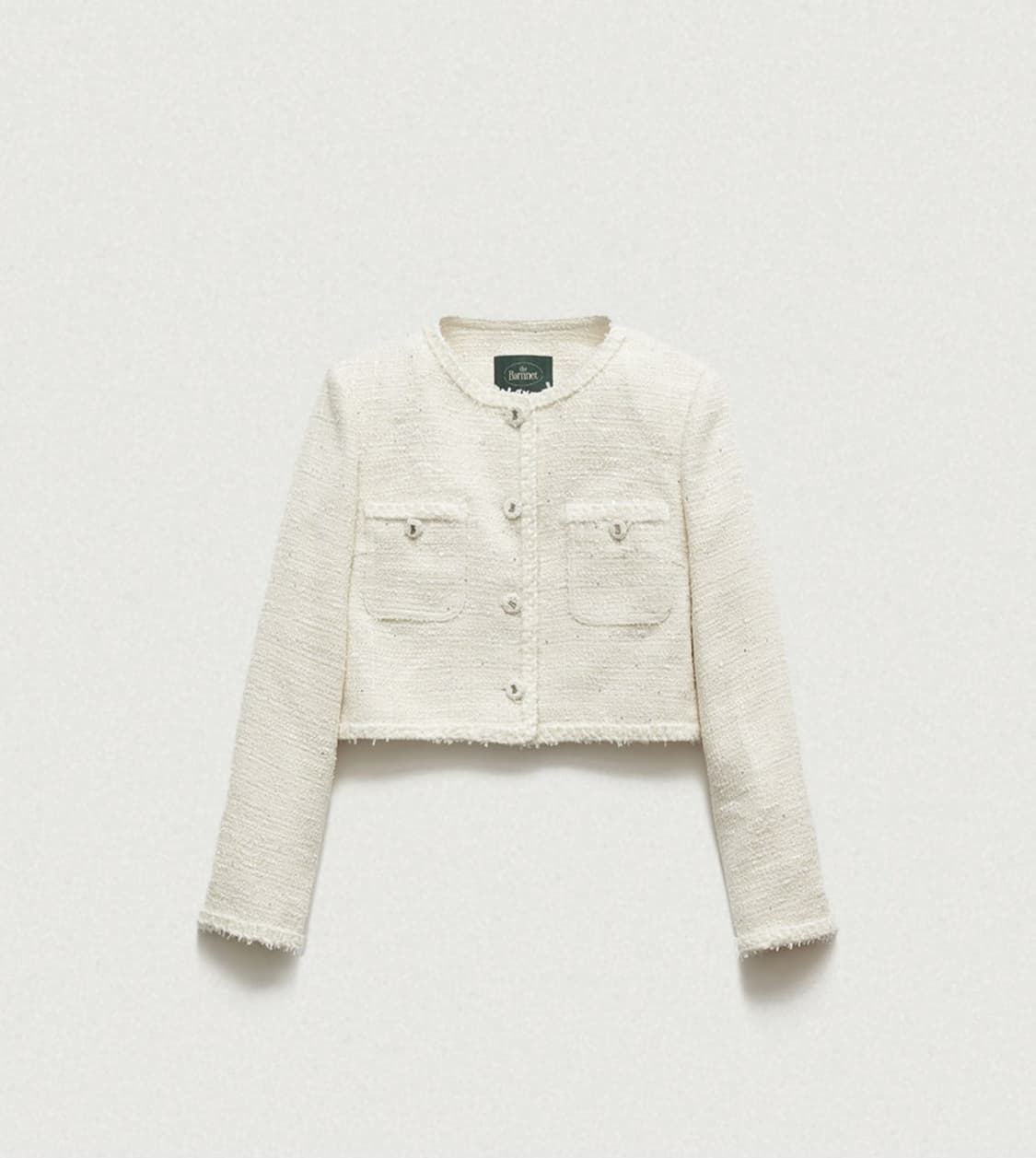 더바넷 멜리나melina  트위드자켓 아이보리 상품이미지1