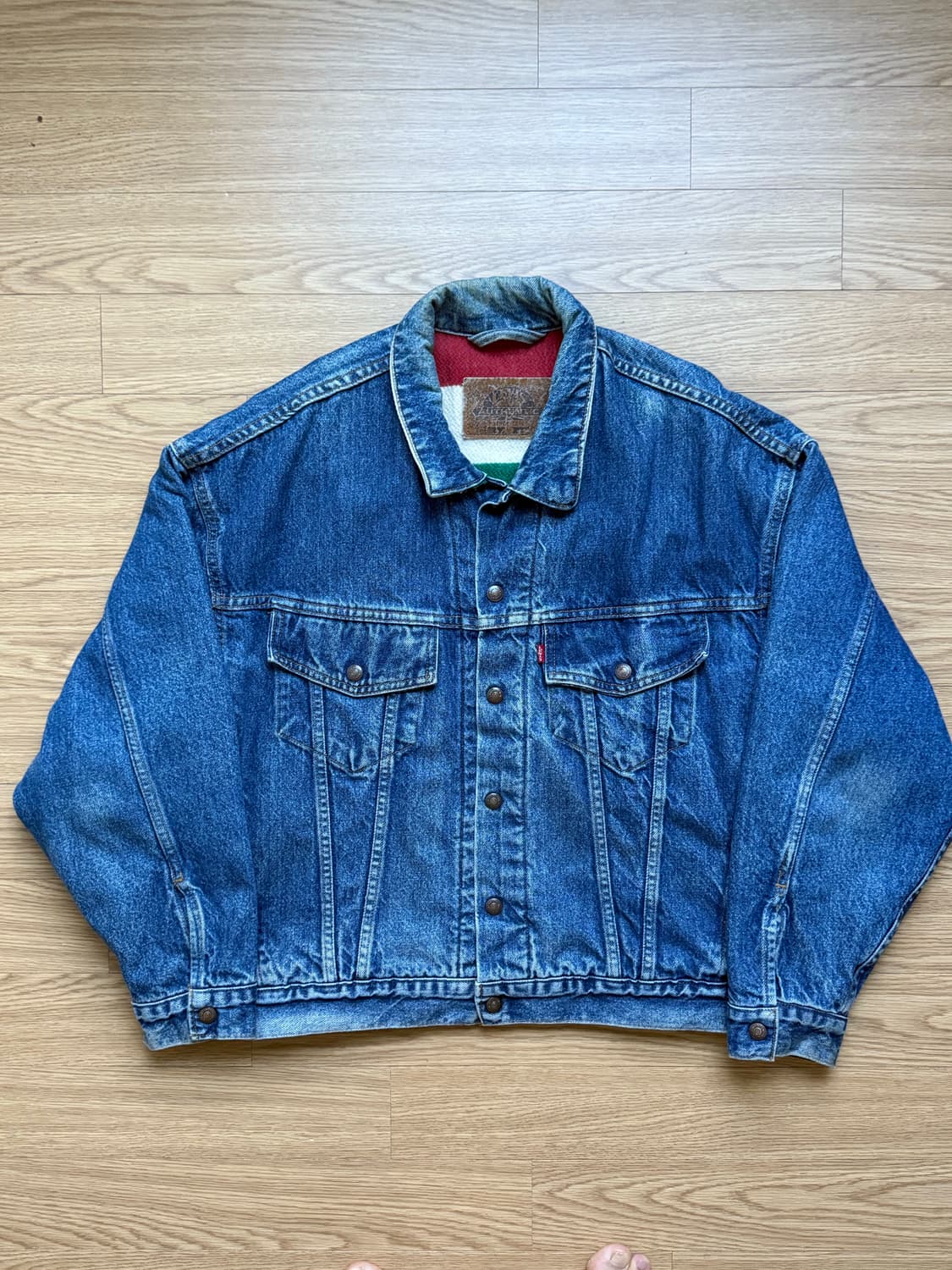 90s USA 리바이스 허드슨베이 데님자켓 상품이미지7