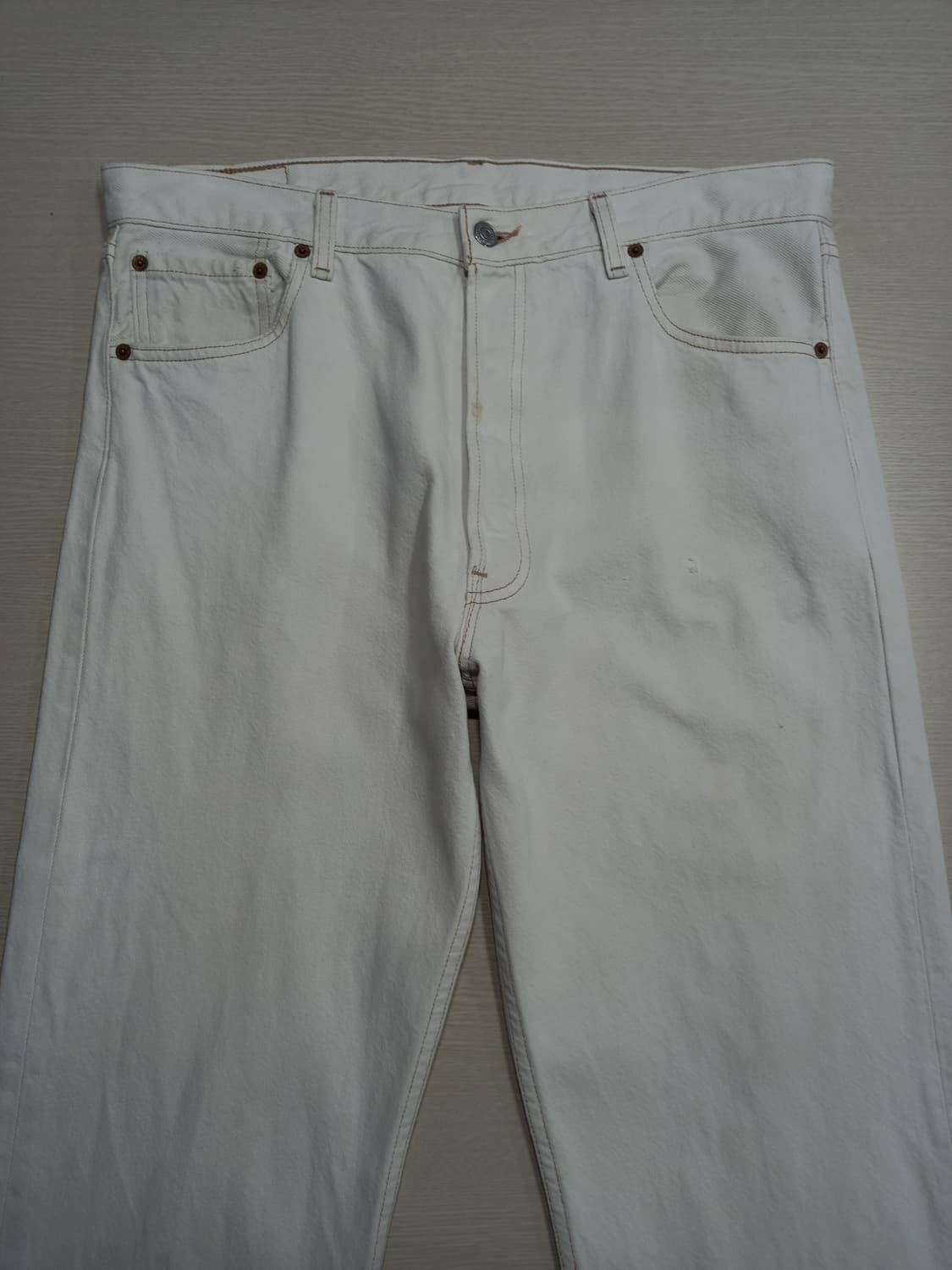 35-36 90's 리바이스501 일자진 화이트 35-252 상품이미지3