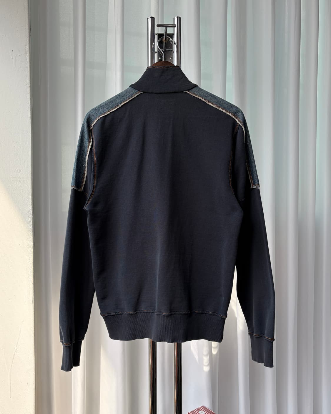 [M-L]돌체앤가바나 정품 인디고 데님 데미지 코튼 집업 상품이미지6