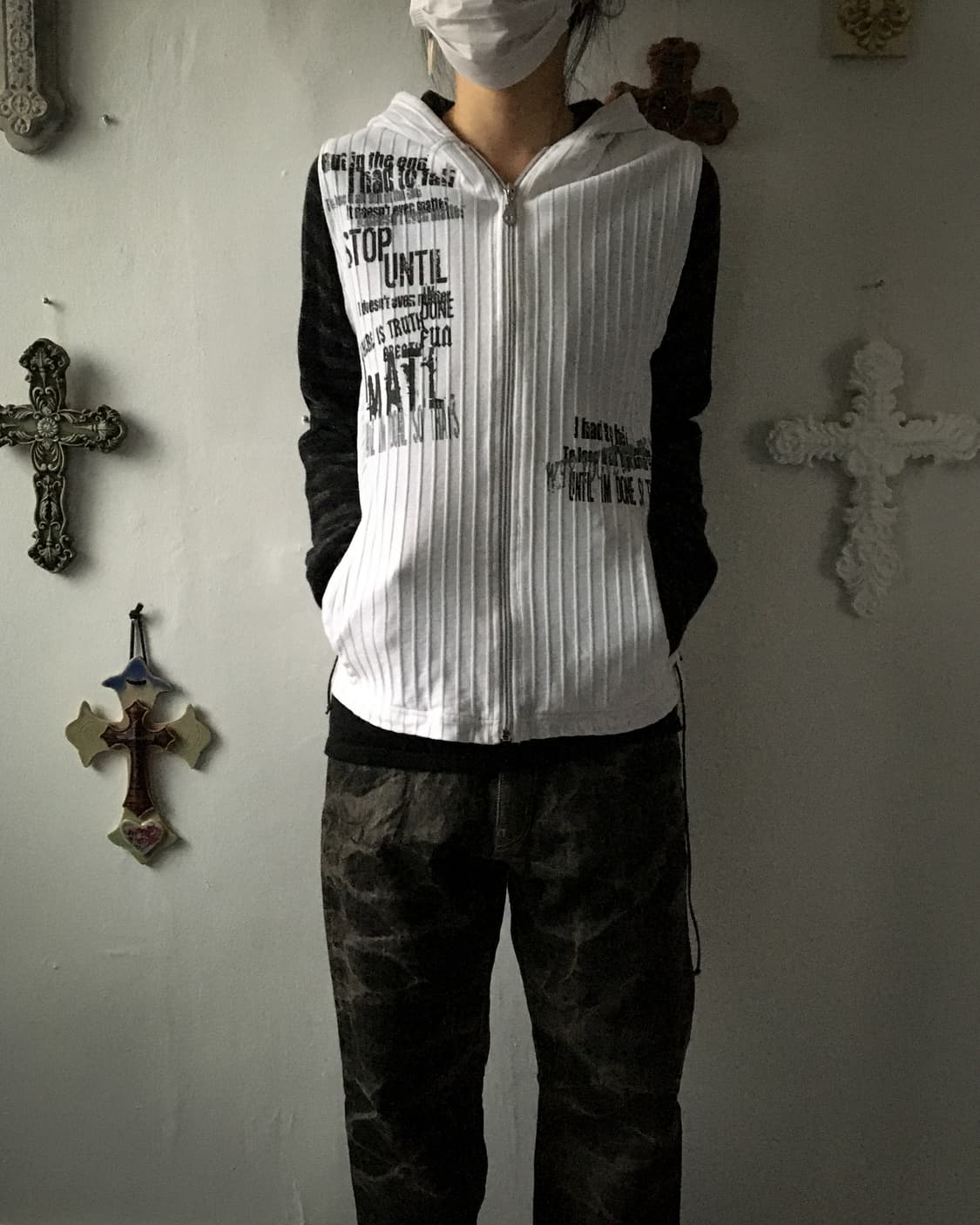 Side lace up point lettering printing ho 상품이미지7