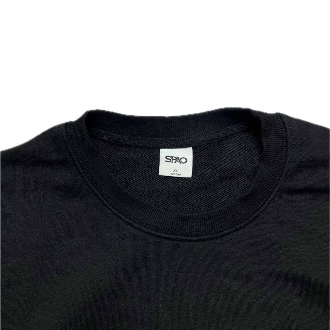 유니섹스 스파오 검정 맨투맨 중고 구제 빈티지 상품이미지3