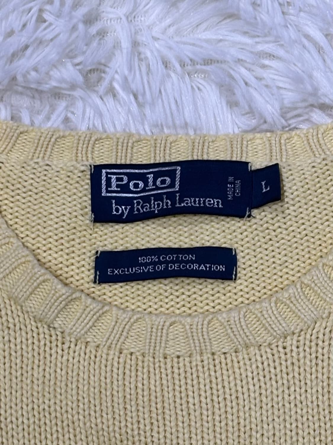 폴로랄프로렌 네이비포니 레몬 니트 상품이미지6